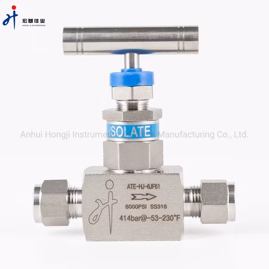 316L S. S. Panel Mounting Union- Bonnet Construction Needle Valves